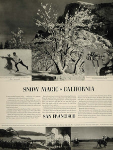 1936 Ad San Francisco California Travel Hannes Schroll - ORIGINAL FT4