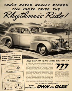 1939 Ad Oldsmobile Automobile Olds 60 4-Door Sedan Car - ORIGINAL FT6