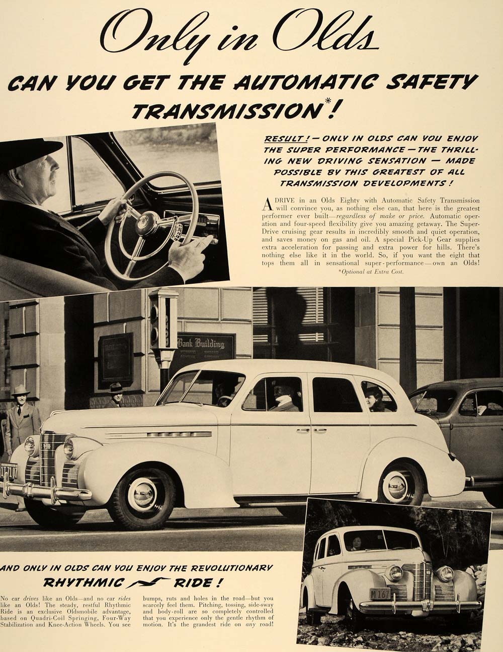 1939 Ad Oldsmobile Eighty 80 Olds Sedan Automobile Car - ORIGINAL FT6