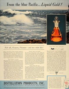 1940 Ad Distilled Vitamin A Esters D.P.I. Rochester NY - ORIGINAL FT6
