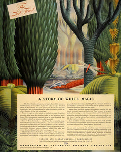 1940 Ad Synthetic Organic Chemicals Forest Dragonfly - ORIGINAL ADVERTISING FT6