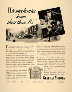 1941 Ad GM General Motors Mechanics Automobiles Cars - ORIGINAL ADVERTISING FT6