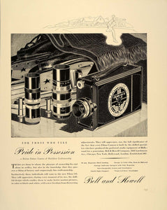 1938 Ad Bell & Howell Filmo 141 Vintage Movie Camera - ORIGINAL ADVERTISING FT7