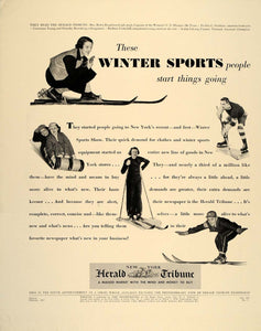 1937 Ad New York Herald Tribune Newspaper Advertising - ORIGINAL ADVERTISING FT8