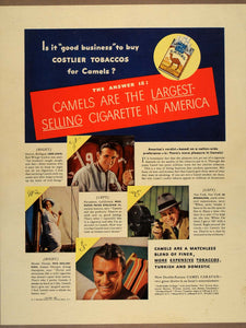 1937 Ad Camel Cigarettes Pete Desjardins Olympic Diver - ORIGINAL FT8