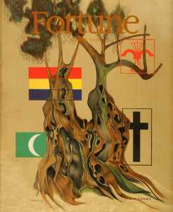 1945 Cover Fortune Piening Spain Symbol Flag Second Spanish Republic FTC1
