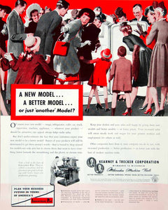 1946 Ad Kearney Trecker Corporation Milwaukee Wisconsin Refrigerator FTM1
