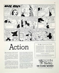 1948 Ad Comic Weekly Tillie Toiler Lamont Corliss Advertising Strip Cartoon FTM3
