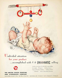 1949 Ad Eyeomatic Maud Tousey Fangel Baby Mobile Printing Marketing Firm FTM4