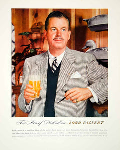 1947 Ad Lord Calvert Arthur Little Jr Blended Whisky Whiskey Sports Jacket FTM