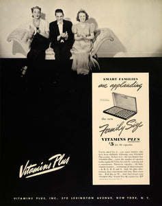 1939 Ad Vitamins Plus Lexington Ave NY Family Health - ORIGINAL ADVERTISING FTT9