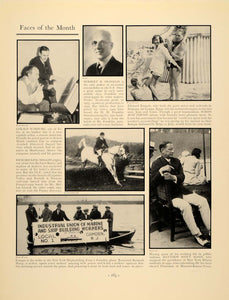1934 Fortune Magazine Faces Gerald Warburg Ernest Bloch ORIGINAL HISTORIC FTT9