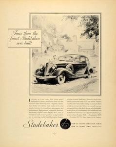 1934 Ad Vintage Studebaker Automobiles Cars Antique - ORIGINAL ADVERTISING FTT9