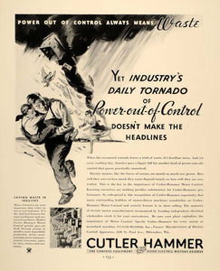 1934 Ad Cutler Hammer Tornado Paul Proehl Milwaukee - ORIGINAL ADVERTISING FTT9