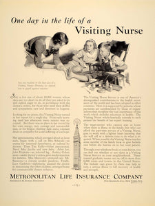 1934 Ad Metropolitan Life Insurance R. Bleuer Marziotti - ORIGINAL FTT9