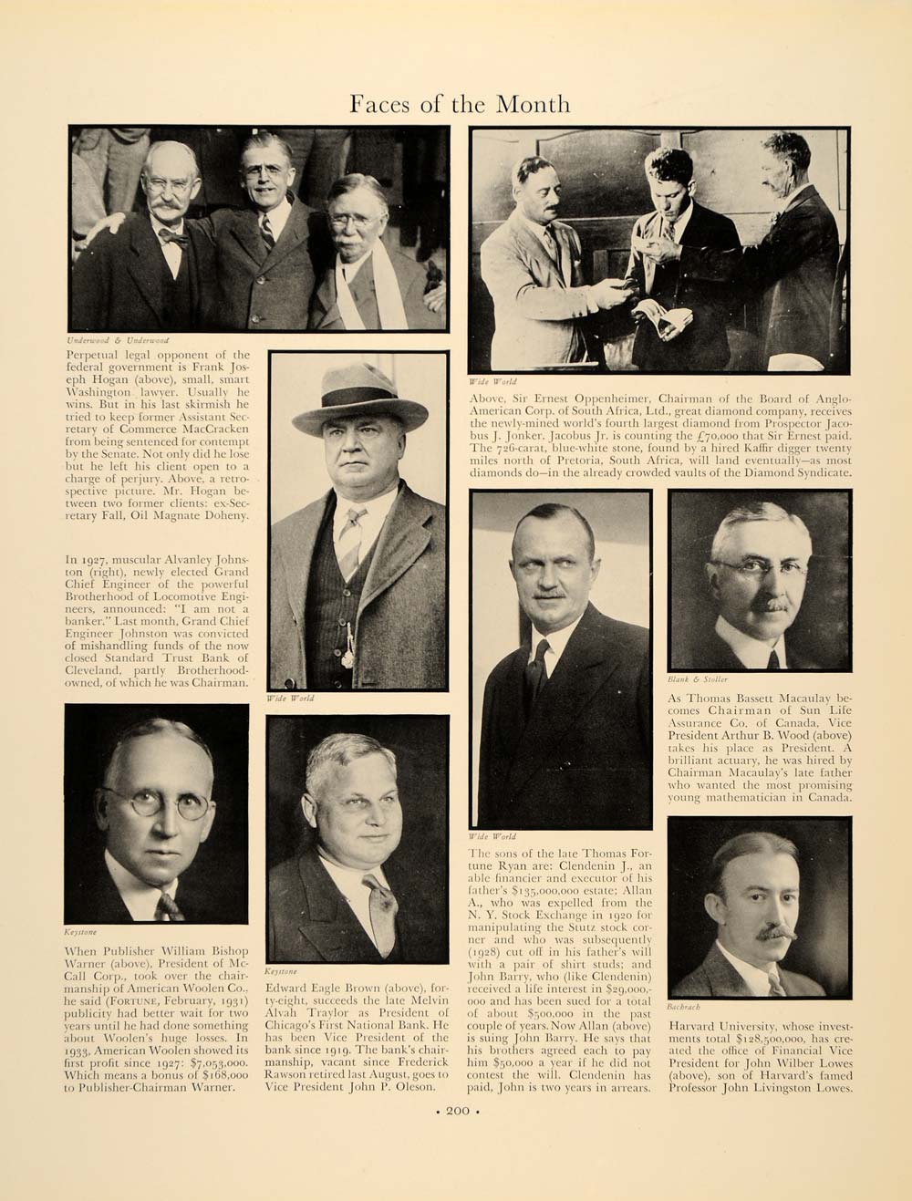 1934 Ad Alvanley Johnston Doheny McCall John Barry - ORIGINAL ADVERTISING FTT9