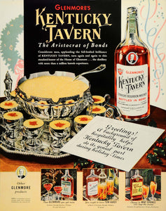 1939 Ad Glenmores Kentucky Tavern Scotch Whisky Egg Nog - ORIGINAL FTT9