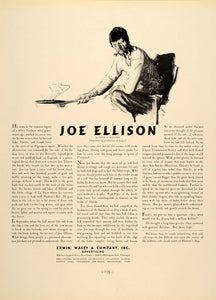1937 Ad Erwin Wasey Advertising Lake Abitibi Mountains - ORIGINAL FTT9
