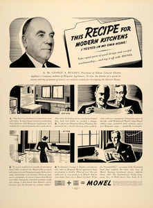 1937 Ad Monel Copper Nickel Hughes General Electric - ORIGINAL ADVERTISING FTT9