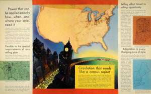 1934 Ad Circulation Marketing Advertising Standing Room - ORIGINAL FTT9