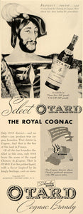 1937 Ad Schenley Otard Cognac Brandy Liqueur Francis I - ORIGINAL FTT9