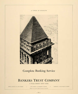 1937 Ad Bankers Trust Company Banking Money Strength - ORIGINAL ADVERTISING FTT9