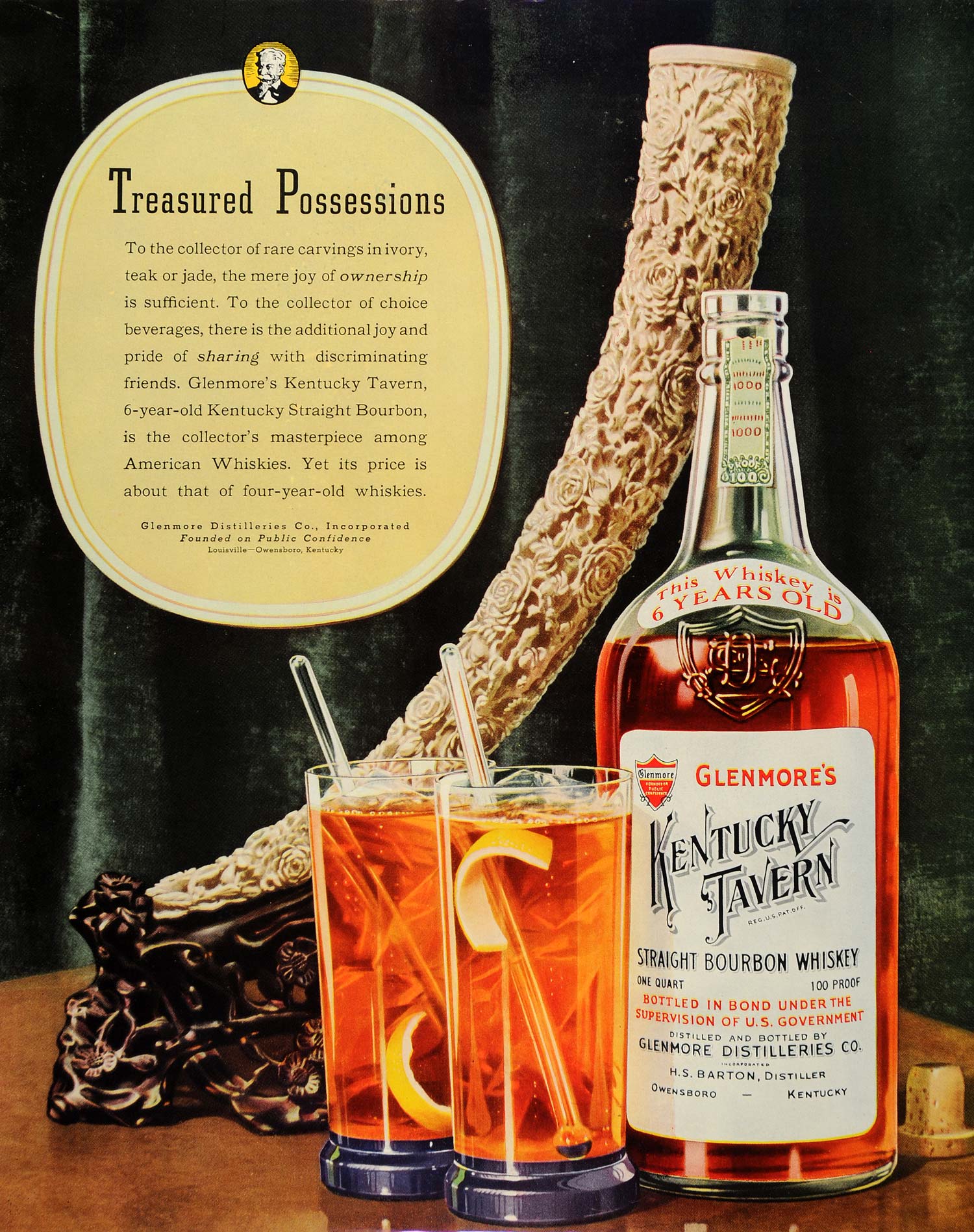 1937 Ad American Aged Whiskies Vintage Antique Liquor - ORIGINAL FTT9