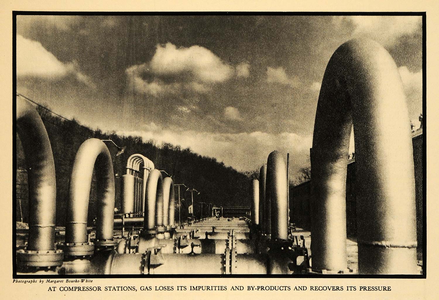 1930 Print Compressor Stations Cleaning Gas Pressure - ORIGINAL HISTOR ...
