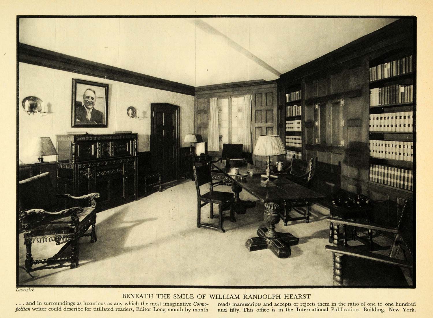 1931 Print International Publications William Hearst Newspaper Office FZ1