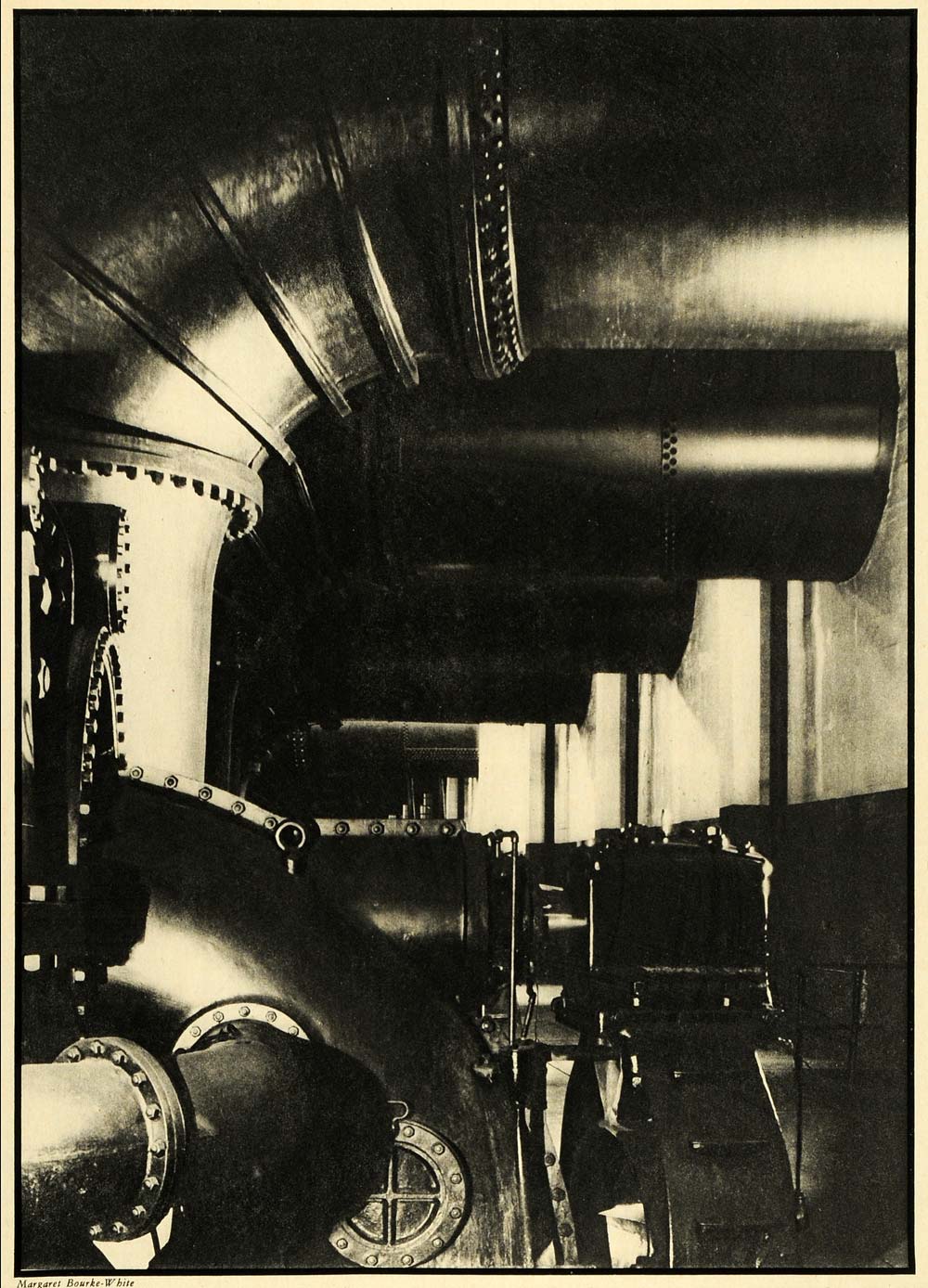 1931 Print Niagara Water Generator Penstock Turbine Falls Power Electricity FZ1
