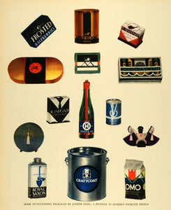 1931 Print Joseph Sinel Package Designer Omo Gondola Sweets Rubsharp Razor FZ1