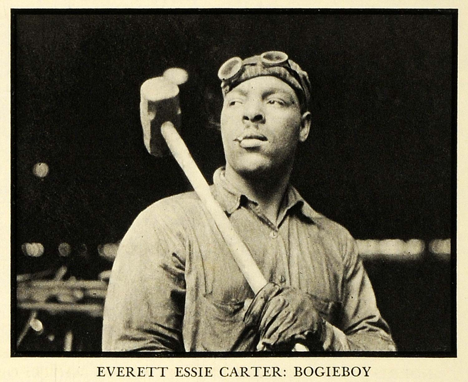 1935 Print Everett Essie Carter Bogieboy Republic Steel Metal Hammer FZ2