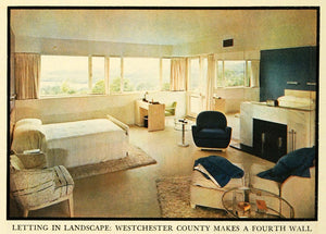 1935 Print Mount Kisco Westchester New York Home Richard Mandel Modernism FZ2