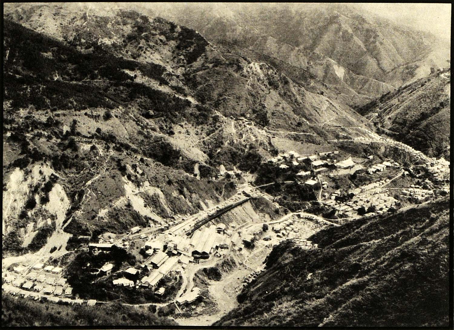 1935 Print Landscape Benguet Mine Mountain Luzon Mining Philippines La FZ2