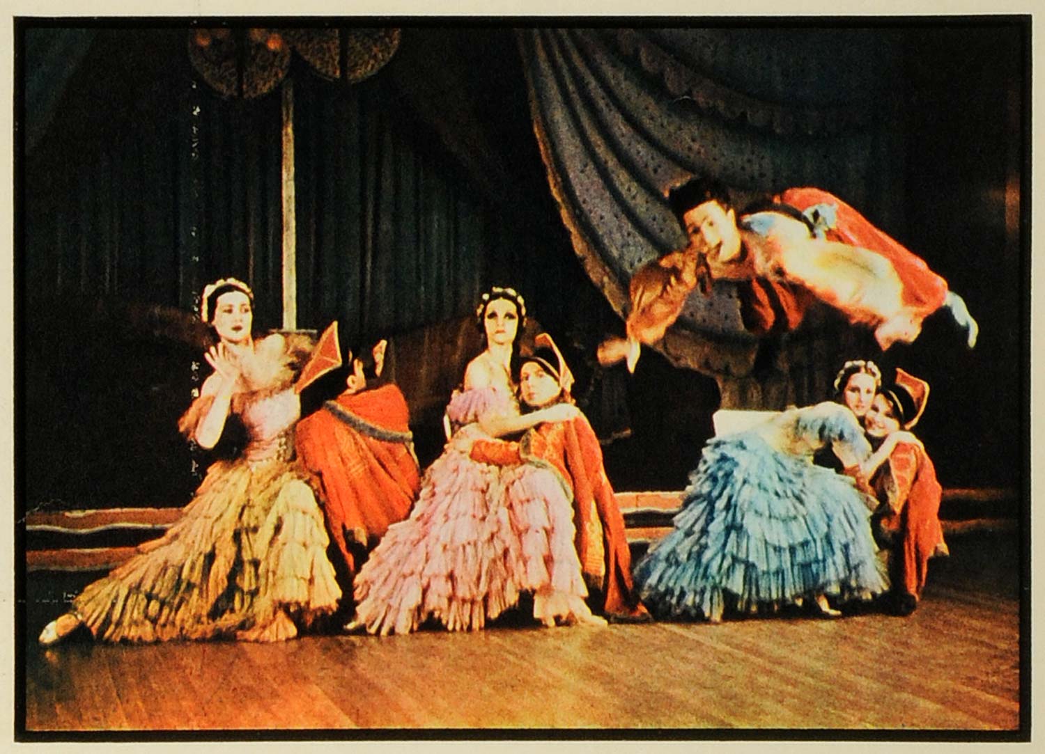 1936 Print Dancing Manhattan Aikins Costume Theater Art New York City FZ2