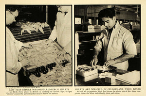 1939 Print Fillet Birds Eye Boston Massachusetts Fish Food Industry Pinnacle FZ2