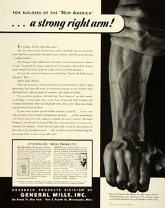 1941 Ad General Mills Eastman Kodak Vitamins Pharmaceuticals Food Health FZ5