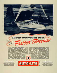 1941 Ad Electric Auto Lite Car Parts WWII Military Defense Supplies FZ5