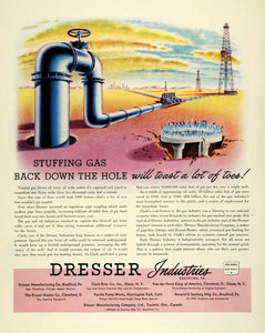 1944 Ad Dresser Industries Bradford PA Pipe Couplings Fittings Gas Pow –  Period Paper Historic Art LLC