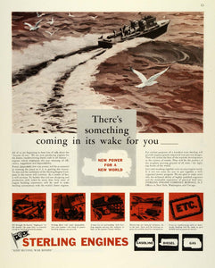 1944 Ad Sterling Engine Co Buffalo Watercraft Boat Gasoline Diesel Motors FZ6