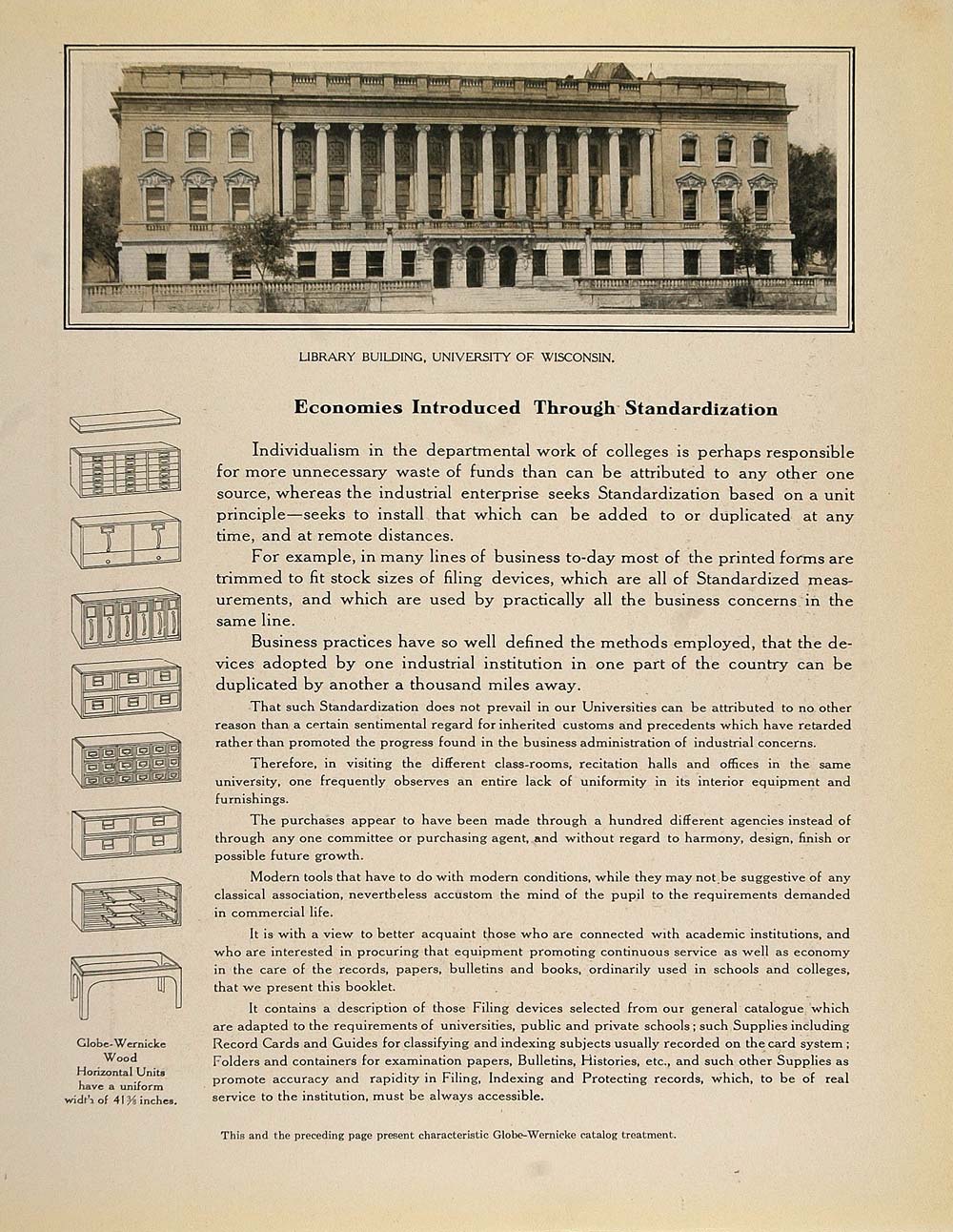 1913 Print University Wis. Madison Memorial Library - ORIGINAL HISTORIC GAC1