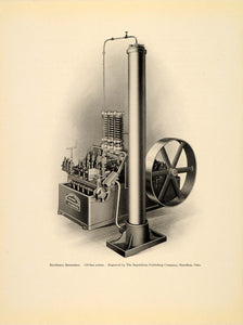 1913 Machine Illustration Cottonseed Oil Murray Print - ORIGINAL HISTORIC GAC1