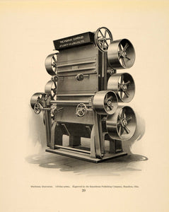 1913 Machine Illustration Murray Company Atlanta Print ORIGINAL HISTORIC GAC1
