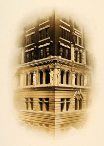 1908 Farmers Bank Building Pittsburgh Facade Statue - ORIGINAL GAC3