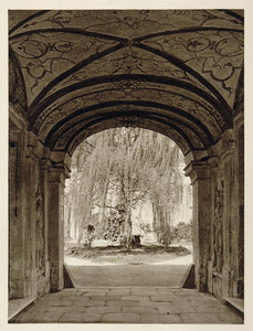 1928 Entrance Chapter House Durnstein Wachau Austria - ORIGINAL GER1