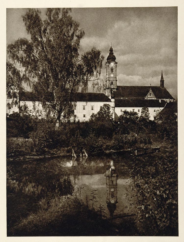 1928 Cistercian Abbey Monastery Zwettl Austria Church - ORIGINAL GER1