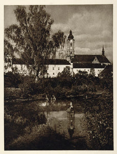 1928 Cistercian Abbey Monastery Zwettl Austria Church - ORIGINAL GER1