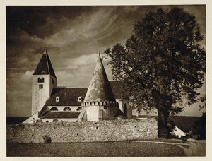 1928 Church Charnel House Friedersbach Zwettl Austria - ORIGINAL GER1