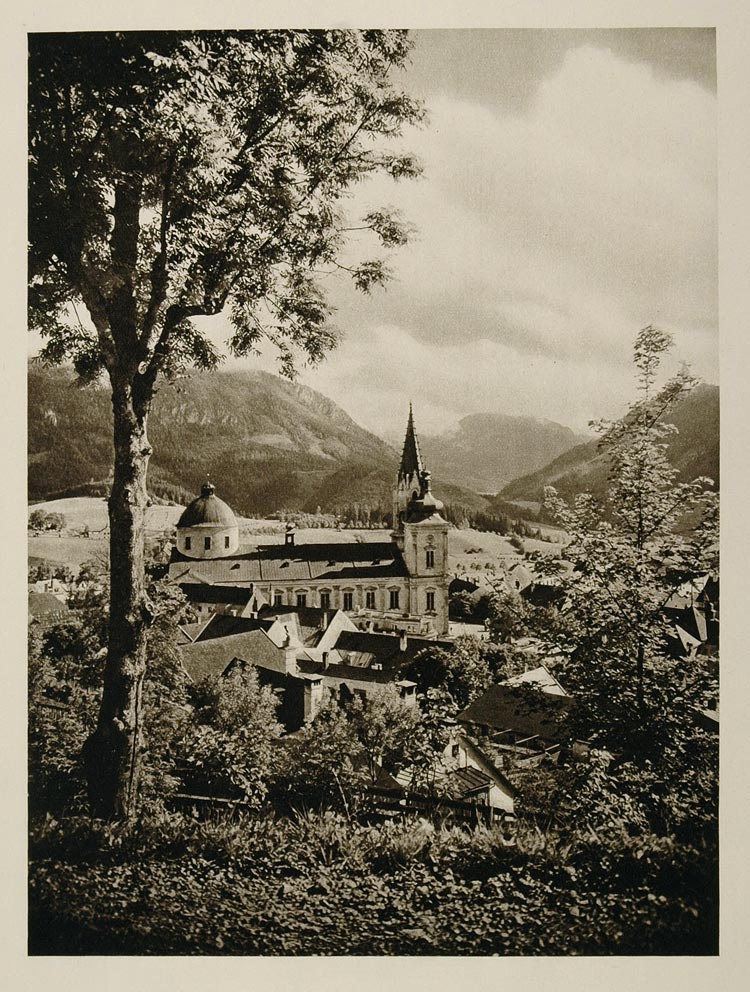 1928 Mariazell Austria City Alps Mountain Valley Salza - ORIGINAL GER1