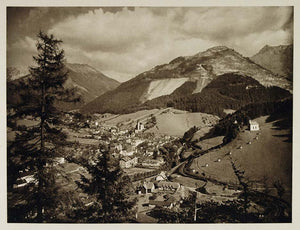 1928 Eisenerz Austria Austrian Town Erzberg Mountain - ORIGINAL GER1